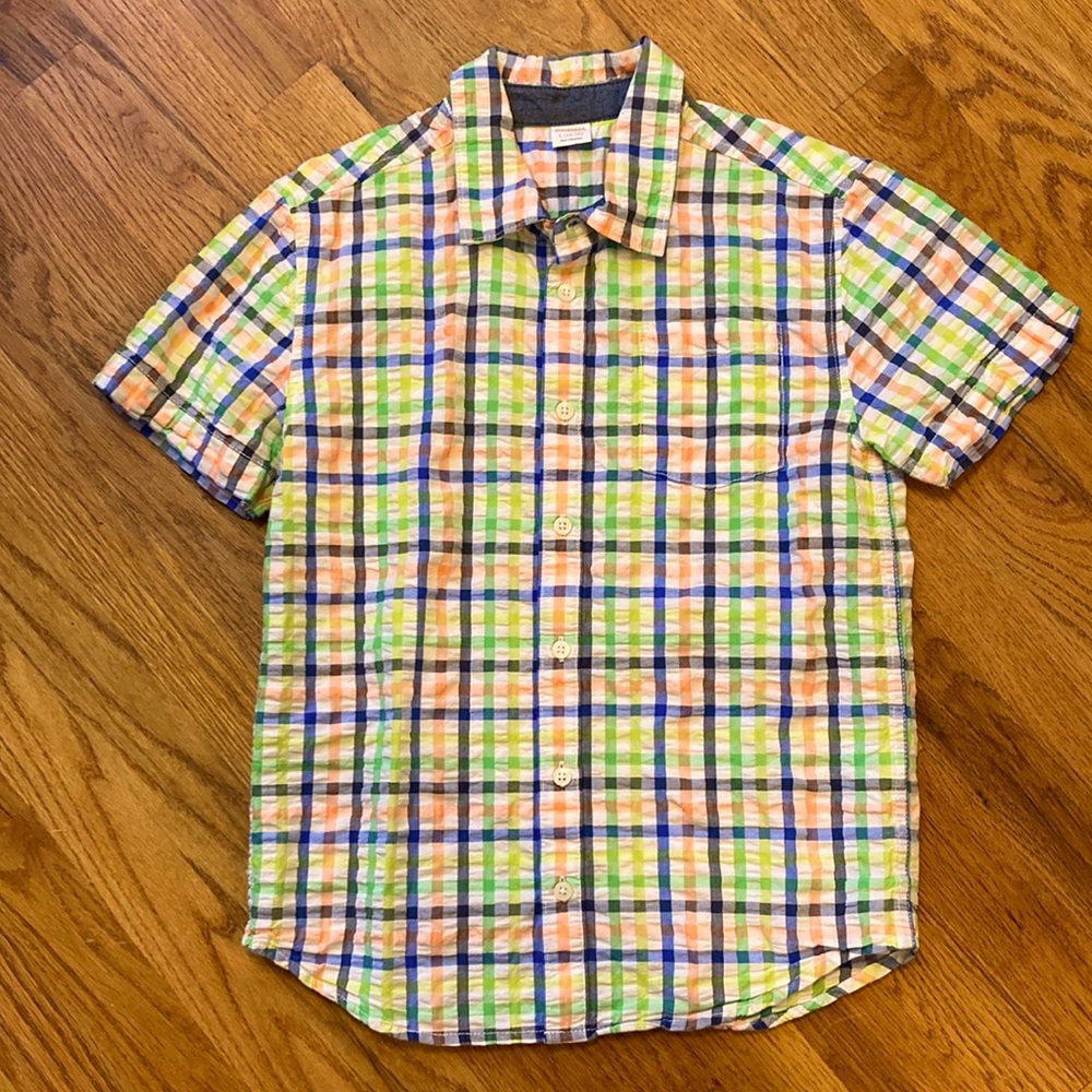 NWOT Gymboree Seersucker shirt